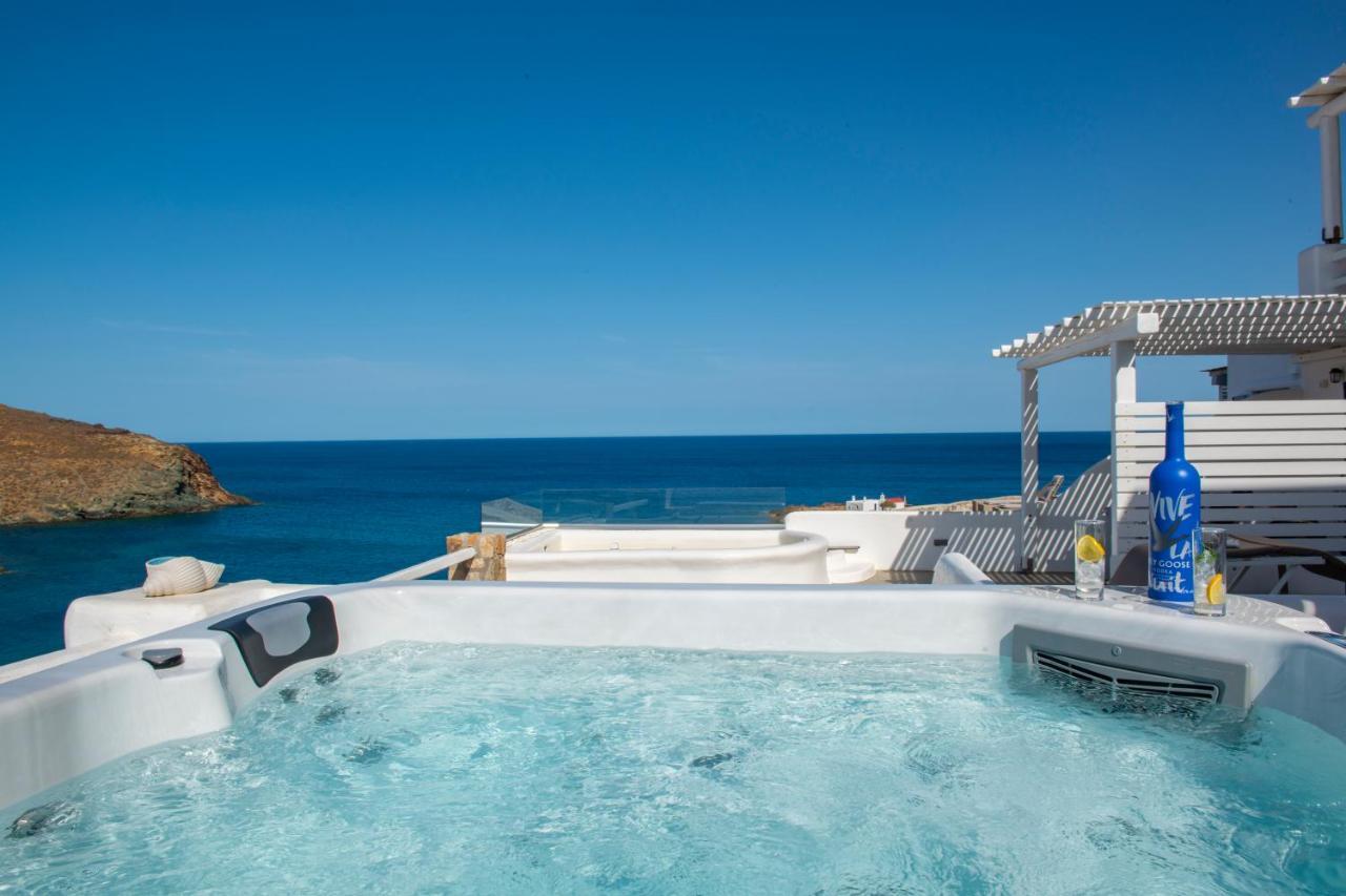 Villa Merhia Seaview Oasis With Pool & Hot Tub Esterno foto